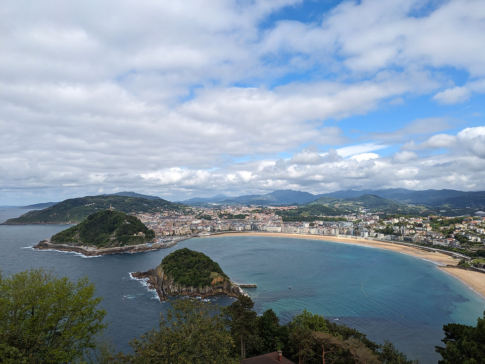 View from Mount Igueldo