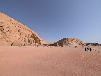  The Great Temple of Abu Simbel in Egypt.
