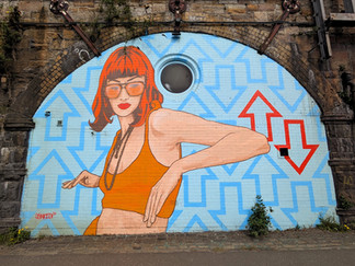 The street art murals of Glasgow.