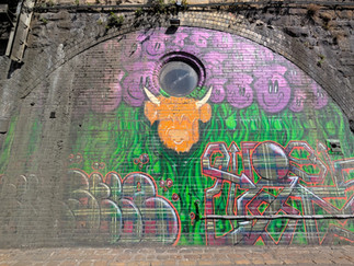 The street art murals of Glasgow.