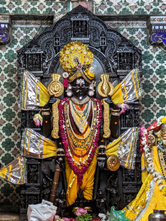 Jagdish Temple colourful shrines displaying Hindu gods, making it one of the attractions you should visit in Udaipur, India