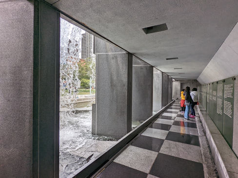 MLK Jr Memorial & Waterfall,