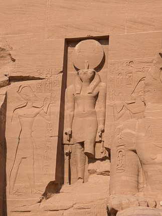 The Great Temple of Abu Simbel in Egypt.
