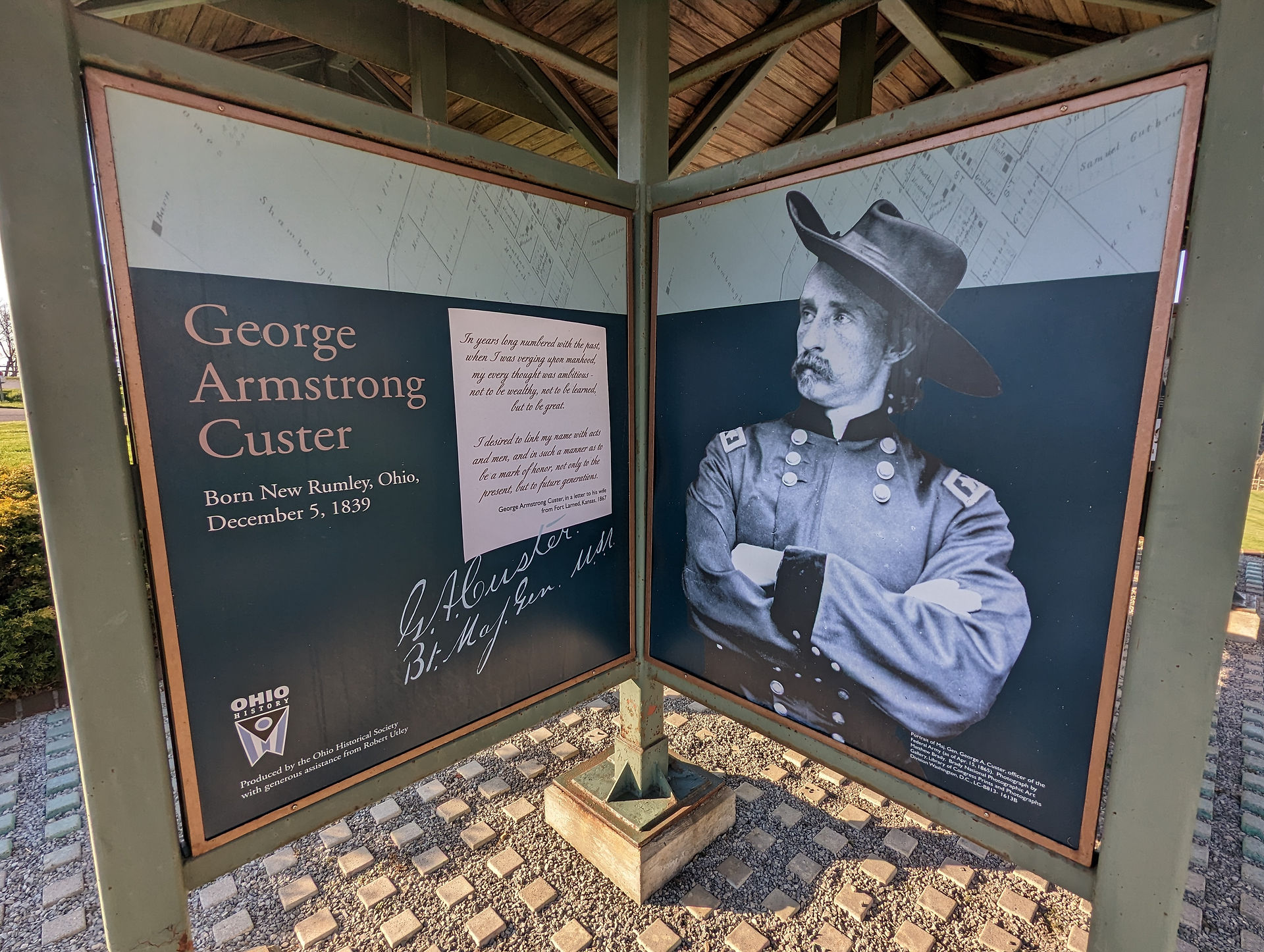 Custer Monument, Attractions to Visit in Harrison County, Ohio