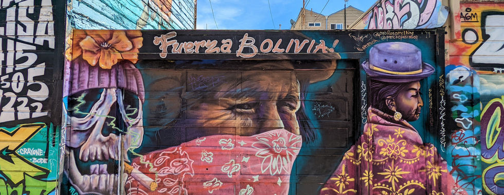 Lilac Street, Mission District, San Francisco Street Art & Murals
