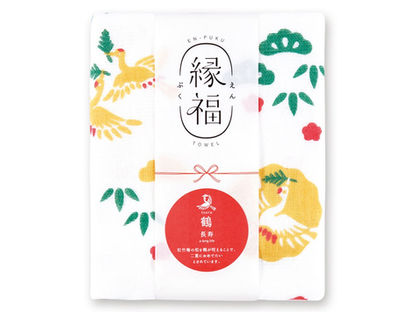 縁福タオル［鶴］