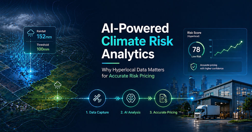 AI‑Powered Climate Risk Analytics: Why Hyperlocal Data Matters for Accurate Risk Pricing