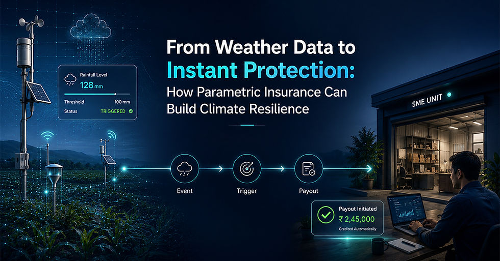 From Weather Data to Instant Protection: How Parametric Insurance Can Build Climate Resilience