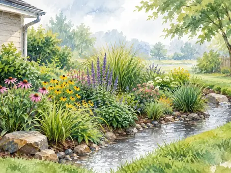 How to Design a Rain Garden for Wet Weather