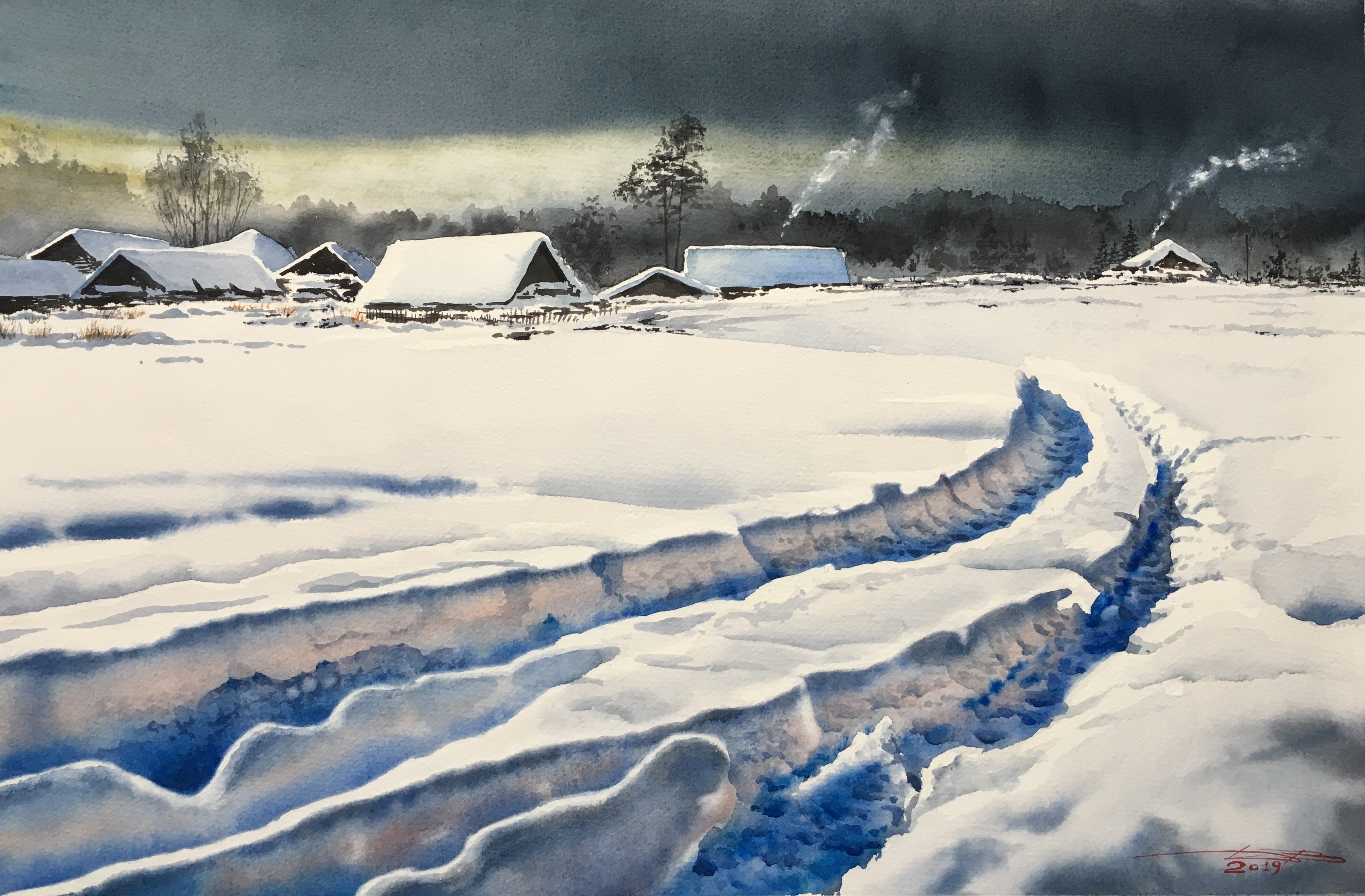 Winter road