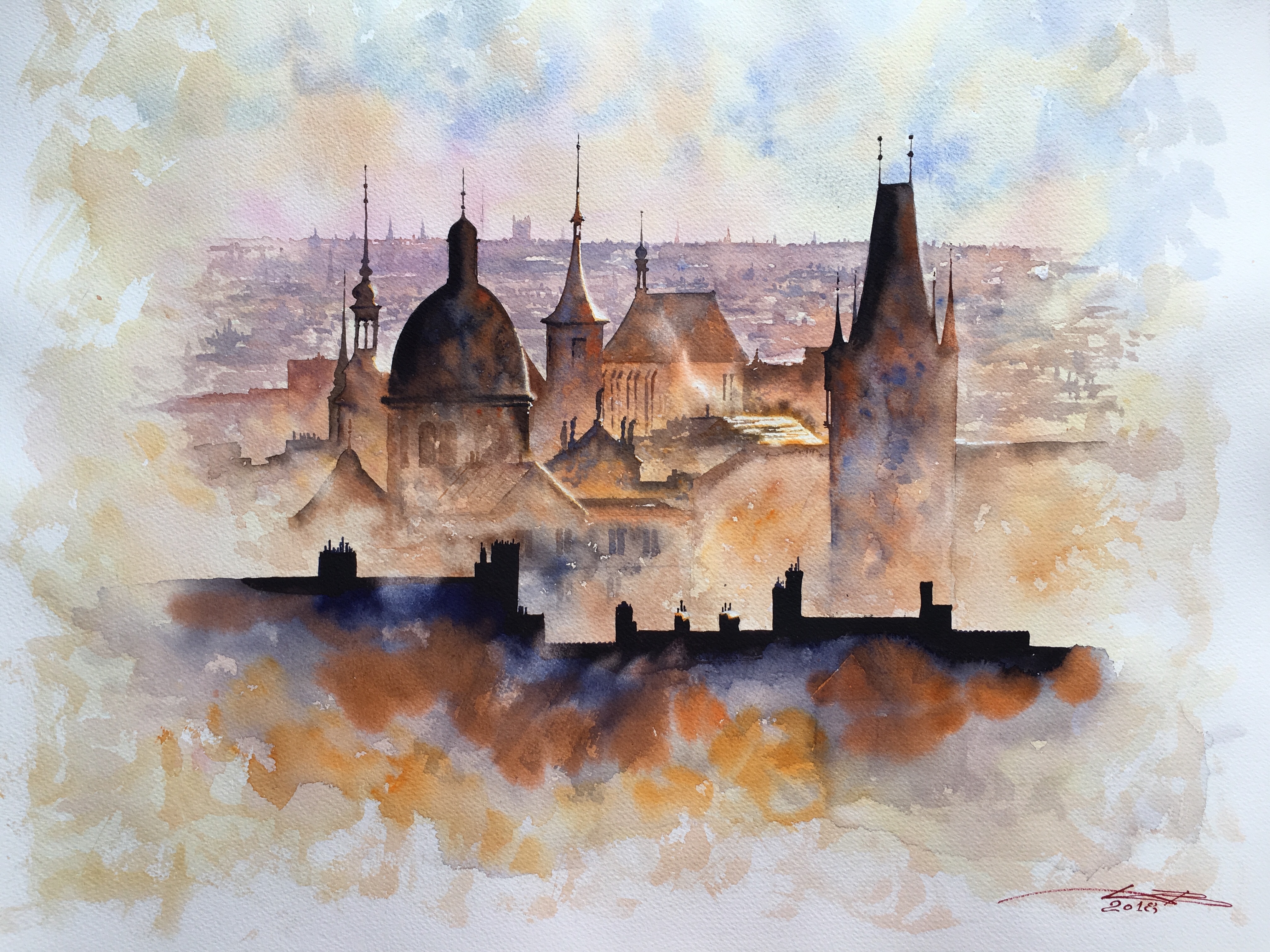 Fairytale city. Old Prague
