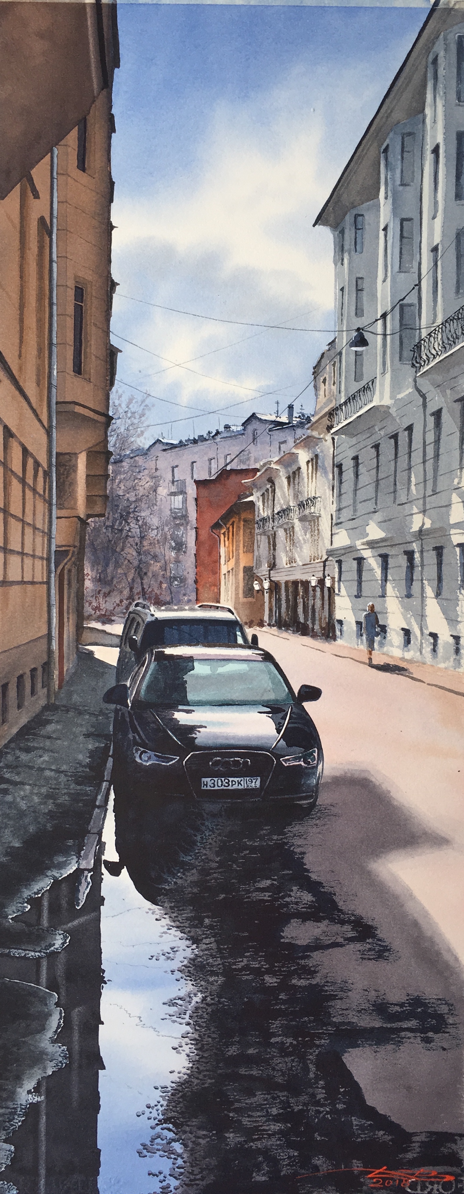 Плотников переулок. Москва