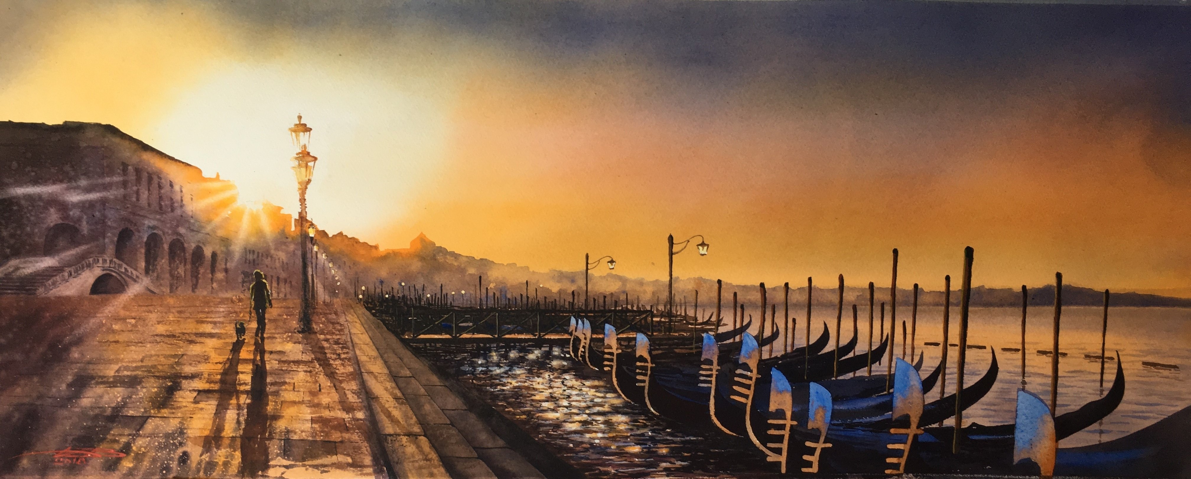 Venice sunrise.