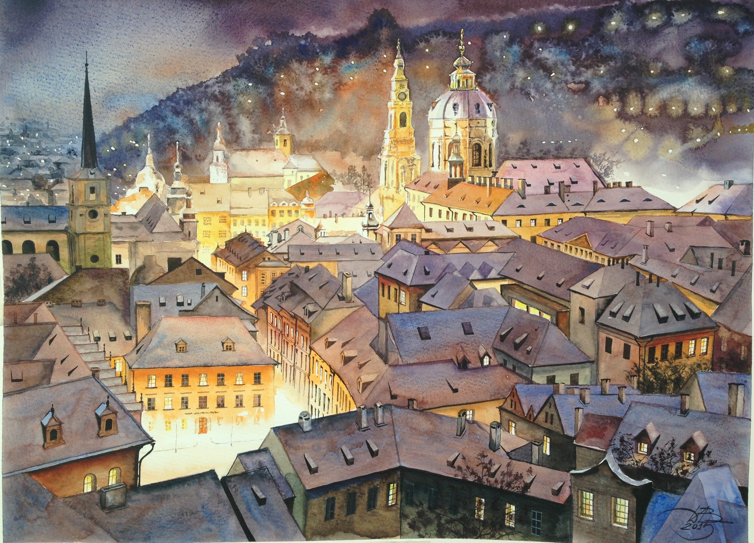 Prague night