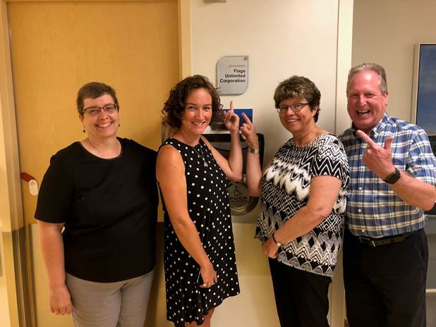 Flags Unlimited at RVH Cardiac Care Centre.