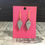 Thumbnail: Vintage style glittered Christmas ornament dangle earrings 7 styles!