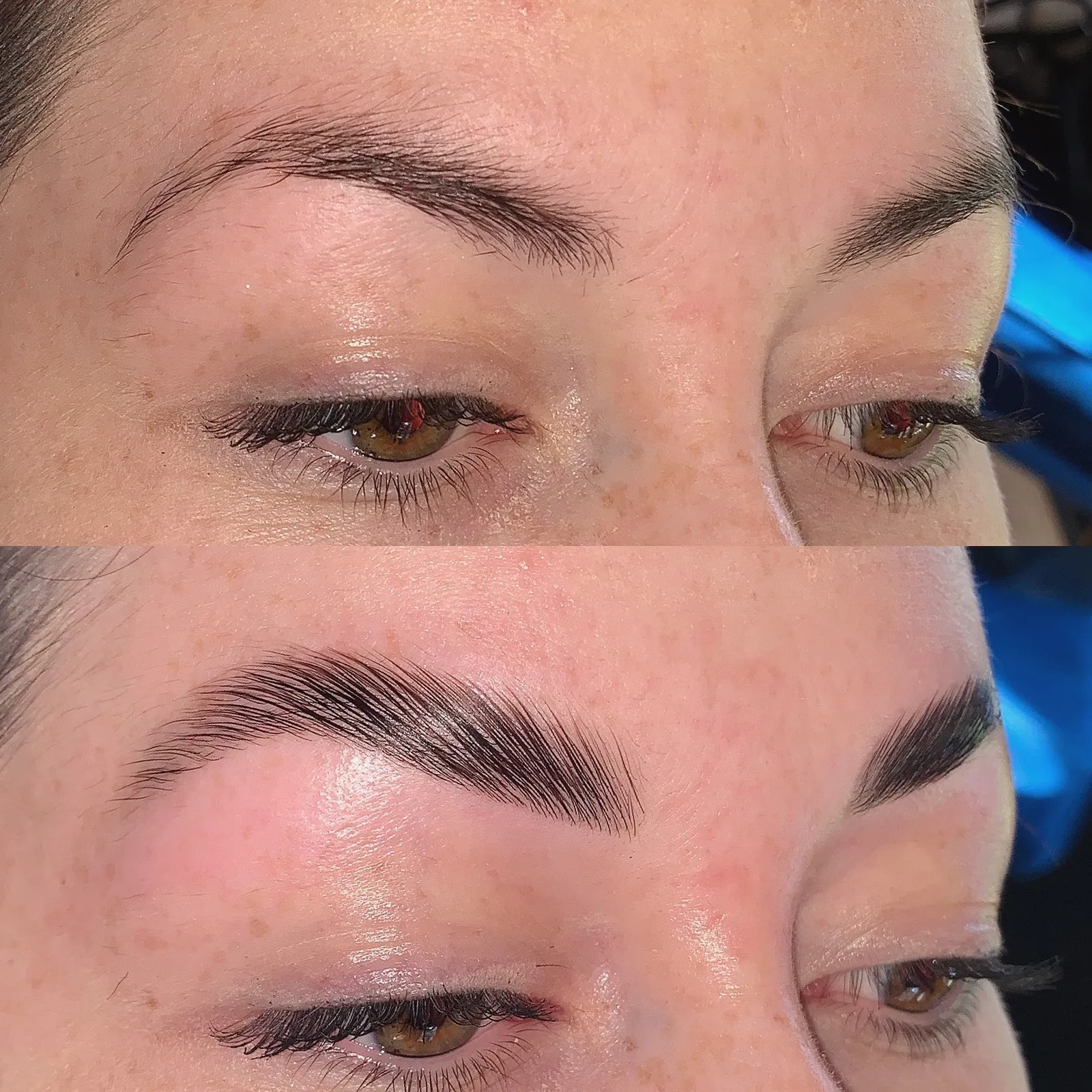 Claudia Odey brow lamination before and after 6.webp