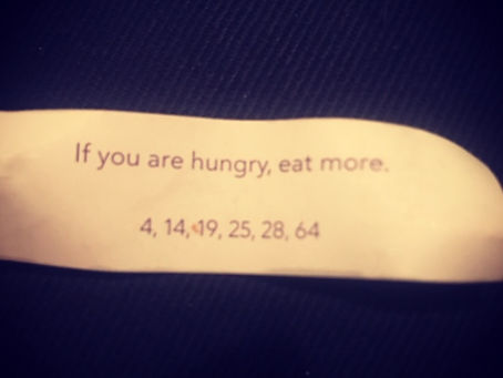 If You Are Hungry, Eat More