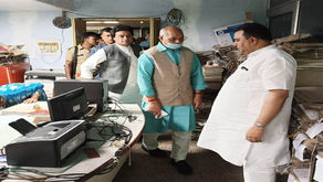 अल्पसंख्यक कल्याण निदेशालय का मंत्री धर्मपाल मने किया औचक निरीक्षण