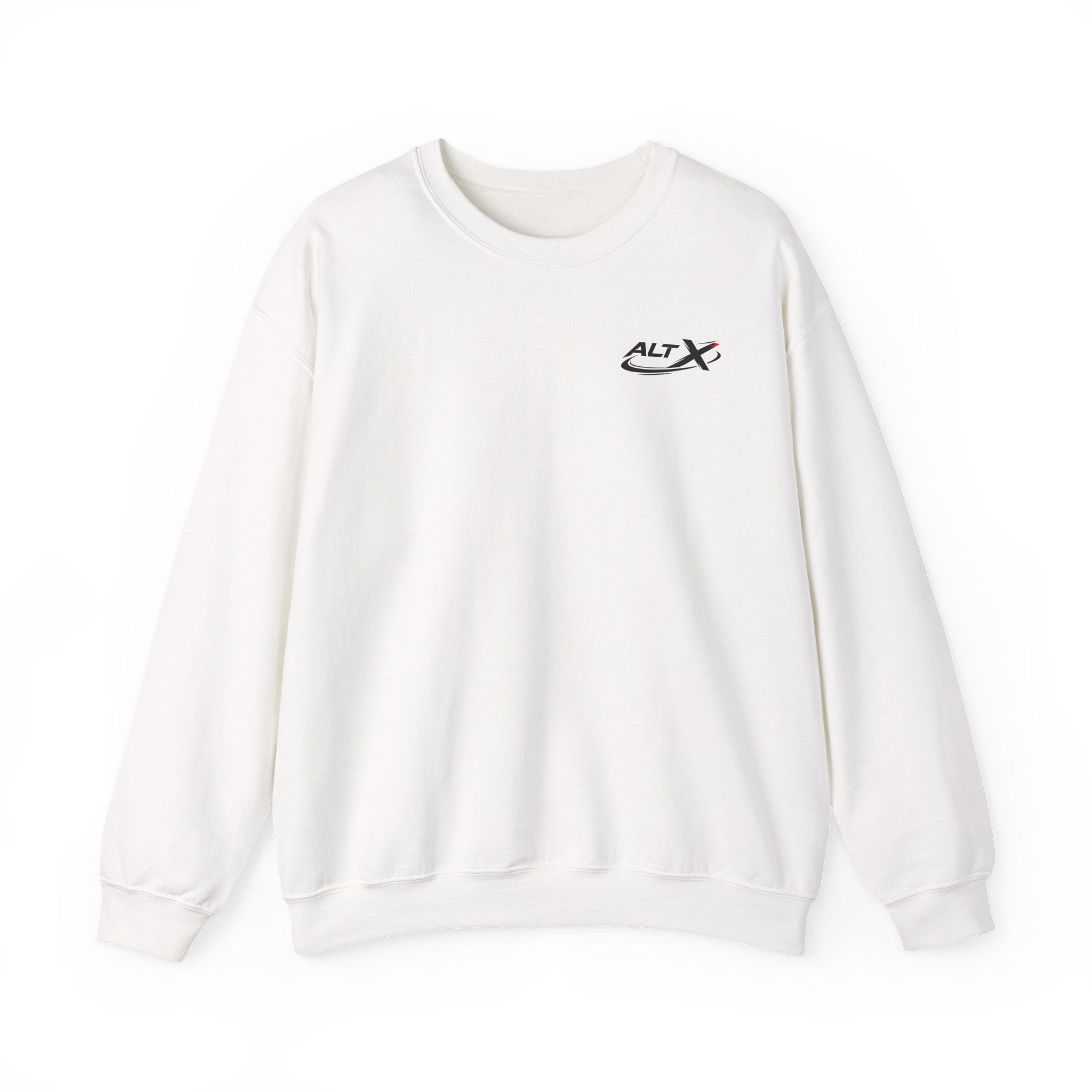 Alt X Logo Crewneck Sweatshirt — Minimal Tech Graphic Pullover