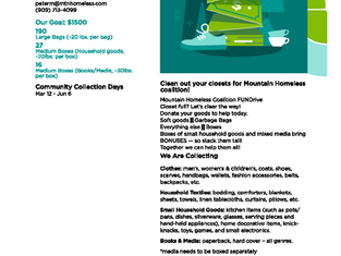Turning Treasures into Housing Fundraiser