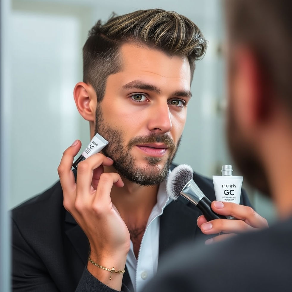 Men’s grooming makeup