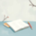 abstract peaceful background with paper and notebooks, book, writing supplies.jpg
