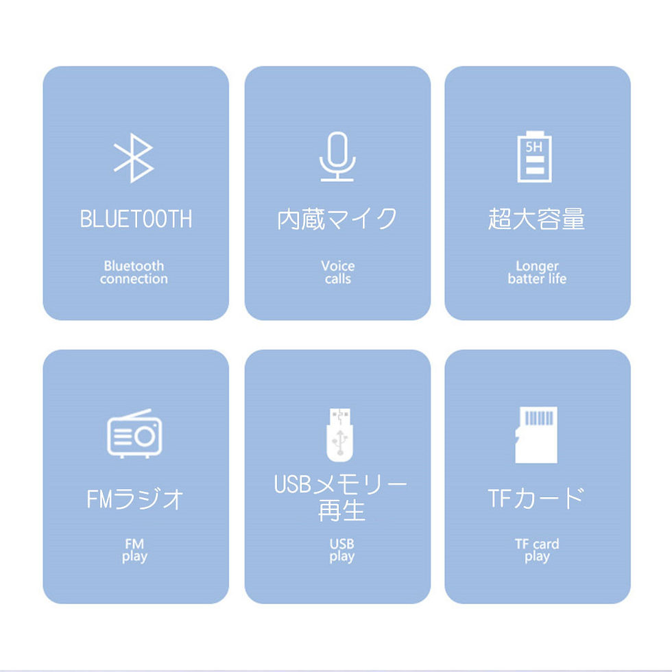 サムネイル： ブルートゥーススピーカー ミニ 便利 低音 高品質 ワイヤレススピーカー ブルートゥース ステレオ ハンズフリー ワイヤレス通話可能D1280-USB-BL-S