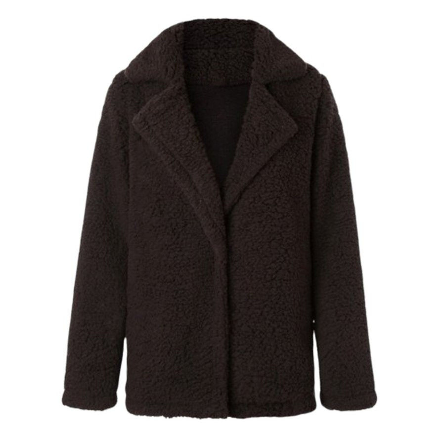 サムネイル： ボアジャケット アウター ボア ジャケット コート モコモコアウター フワフワアウター　もこもこ 暖かい 防寒 オシャレ寒さ対策F8213