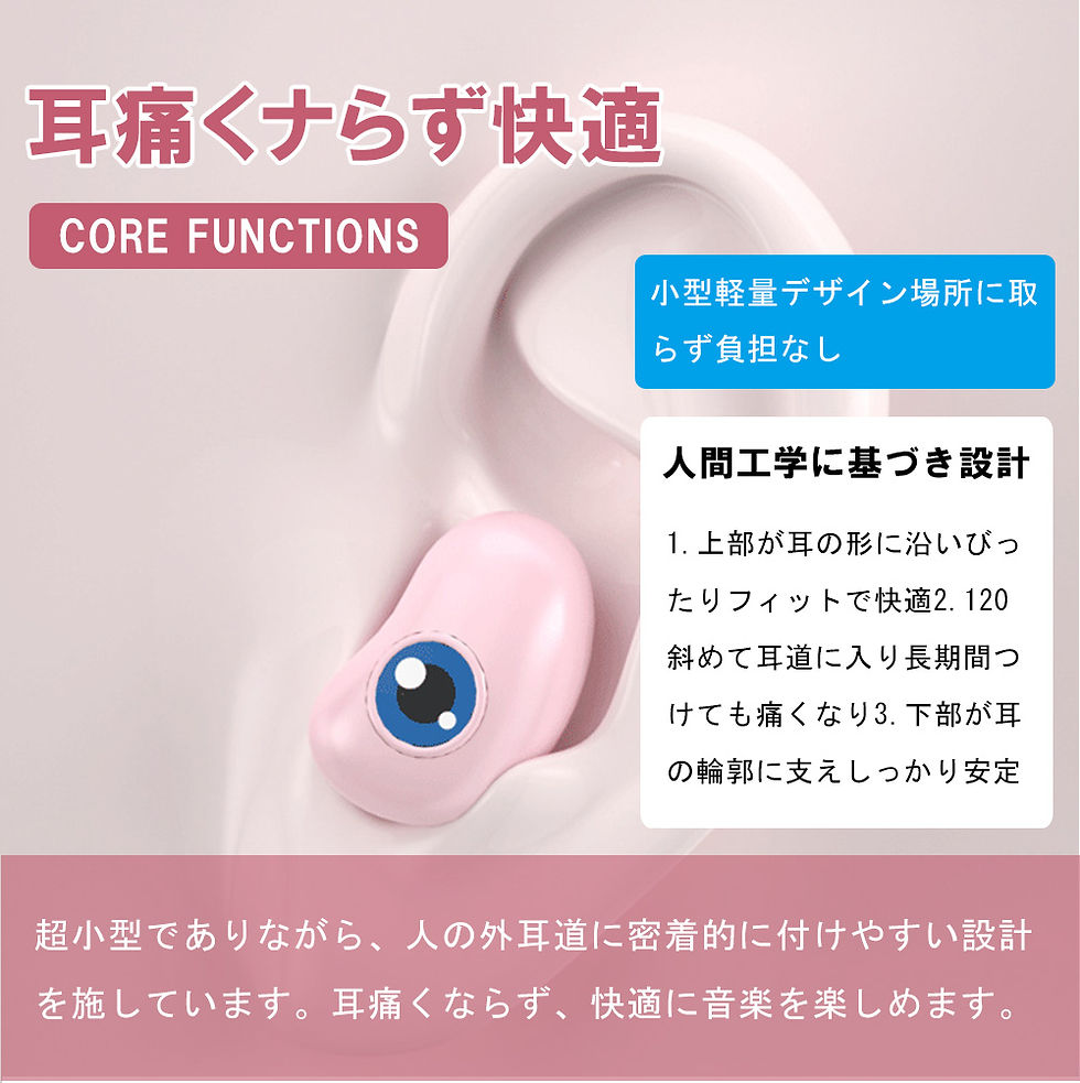 サムネイル： ワイヤレスイヤホン Bluetooth イヤホン ブルートゥース Bluetooth5.0 自動ペアリング 片耳 両耳 高音質 ヘッドホン iPhone And