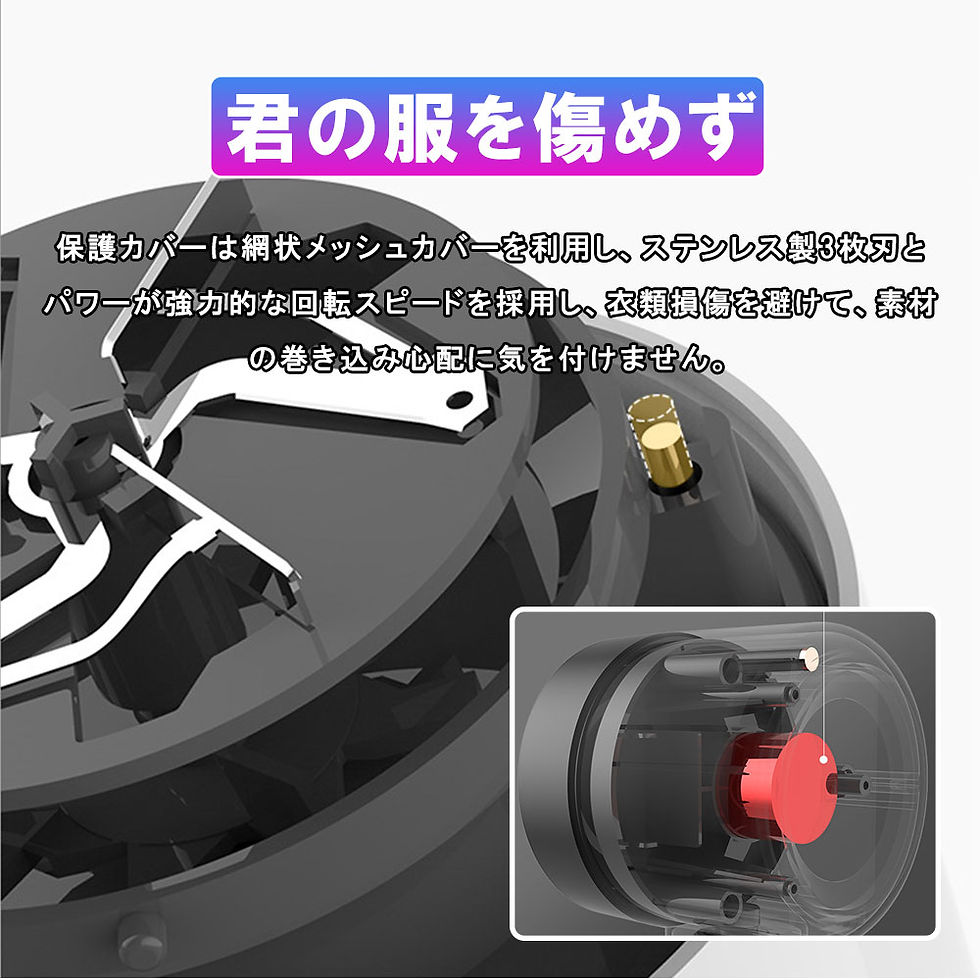 サムネイル： リントリムーバー ファズリムーバー 綿毛 ピルリムーバー ジャンパ ファブリック リントペレットカットマシン ファズ服セーター D1142-USB-WH-S