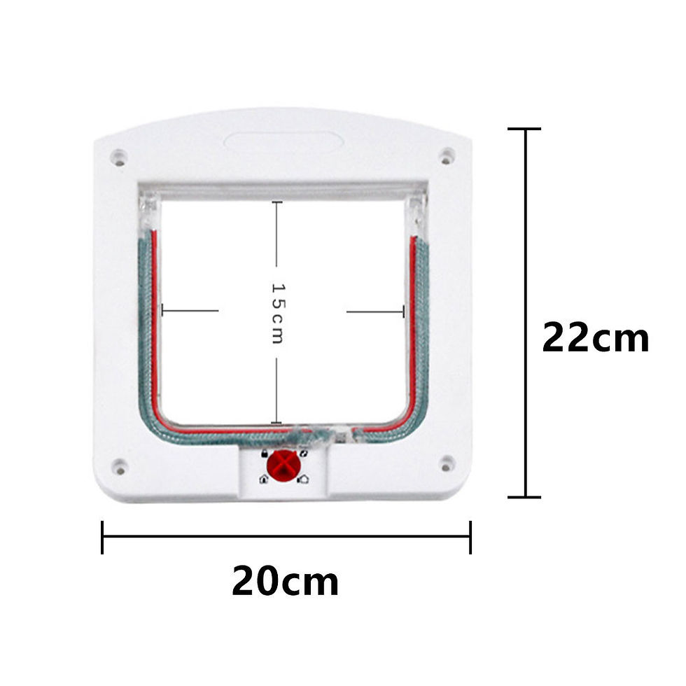 サムネイル： ペットドア 取付型 犬猫 オープンゲート 犬猫出入り口 キャットドア 室内用 犬猫用ドア 小型犬用 ロック 通り抜け 自由に出入りD1572-CW-CF