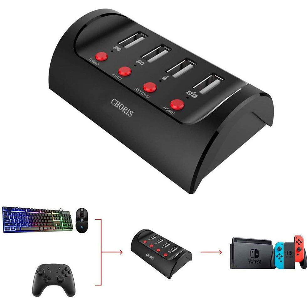 サムネイル： ps4 switch変換アダプタコントローラー 変換アダプター 対応 Nintendo Switch PS4 X1 キーボード マウス接続アダプタ マクロセッテ