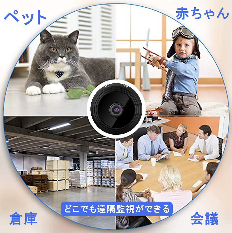 サムネイル： webカメラ ウェブカメラ 高画質 ミニ HD カメラ Wifi 屋外 ナイトバージョン ワイヤレス 小型 D1152-USB-BL-S