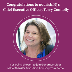 Terry Connolly, CEO of nourish.NJ, Named to Governor-elect Mikie Sherrill’s Transition Advisory Task Force