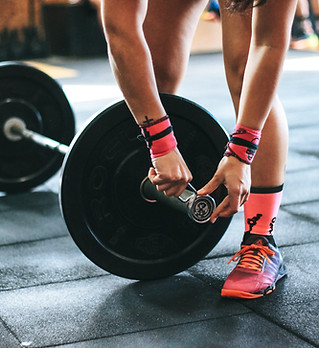 Barbell with Weights