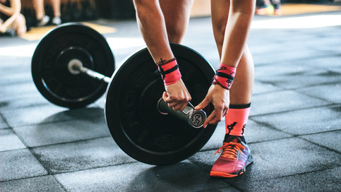Barbell with Weights, workout, CrossFit