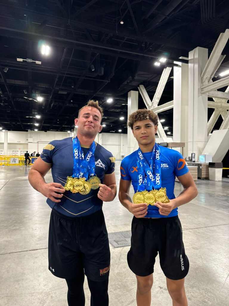 Zack Schrader e Jorjão Fernandes. Foto: Arquivo Pessoal