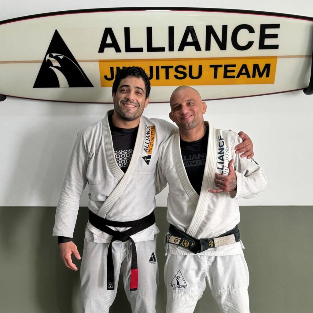 Dimitrius Souza e Thiago Travecks na Alliance Rio. Foto: Gabriel Almada/Almada Fight Media