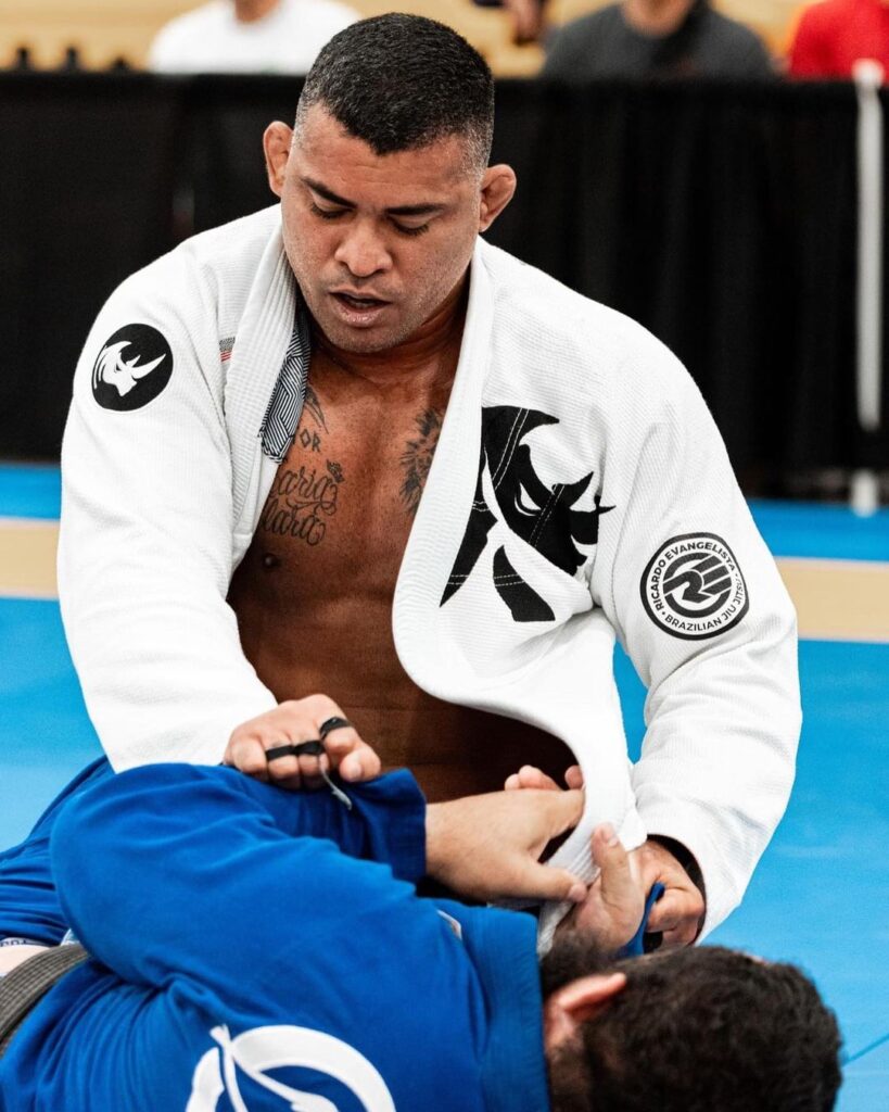 Ricardo Evangelista em ação. Foto: Reprodução/Instagram