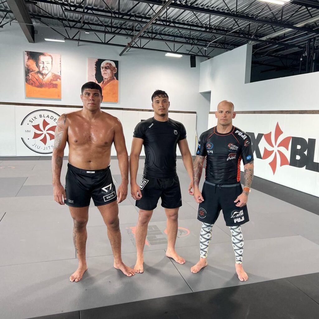 Victor Hugo, Felipe e Xande na Six Blades. Foto: Reprodução/Instagram