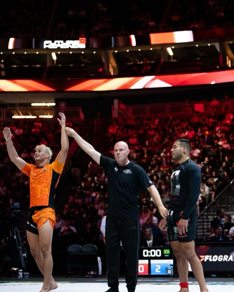 Felipe superou Elder Cruz nas quartas de final. Foto: Sharon Chi