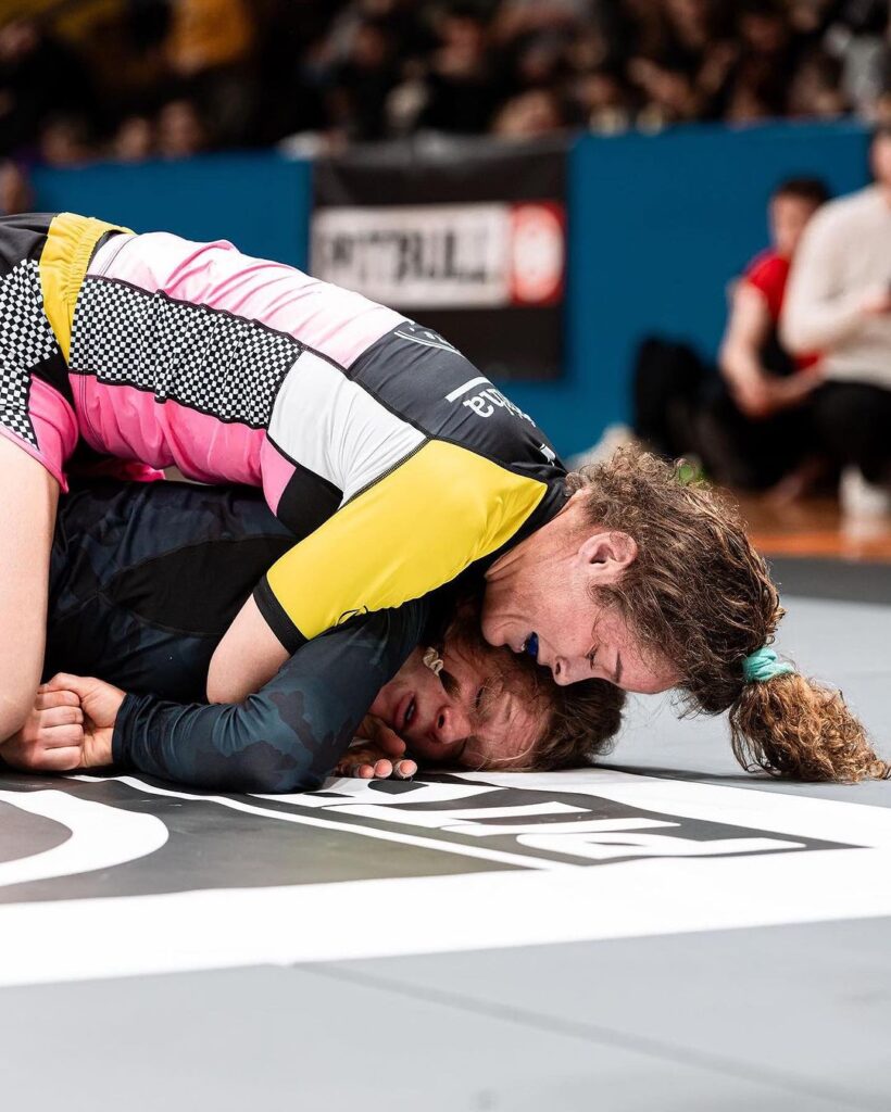 Aurelie Le Vern em ação no ADCC Trials. Foto: Reprodução/Instagram