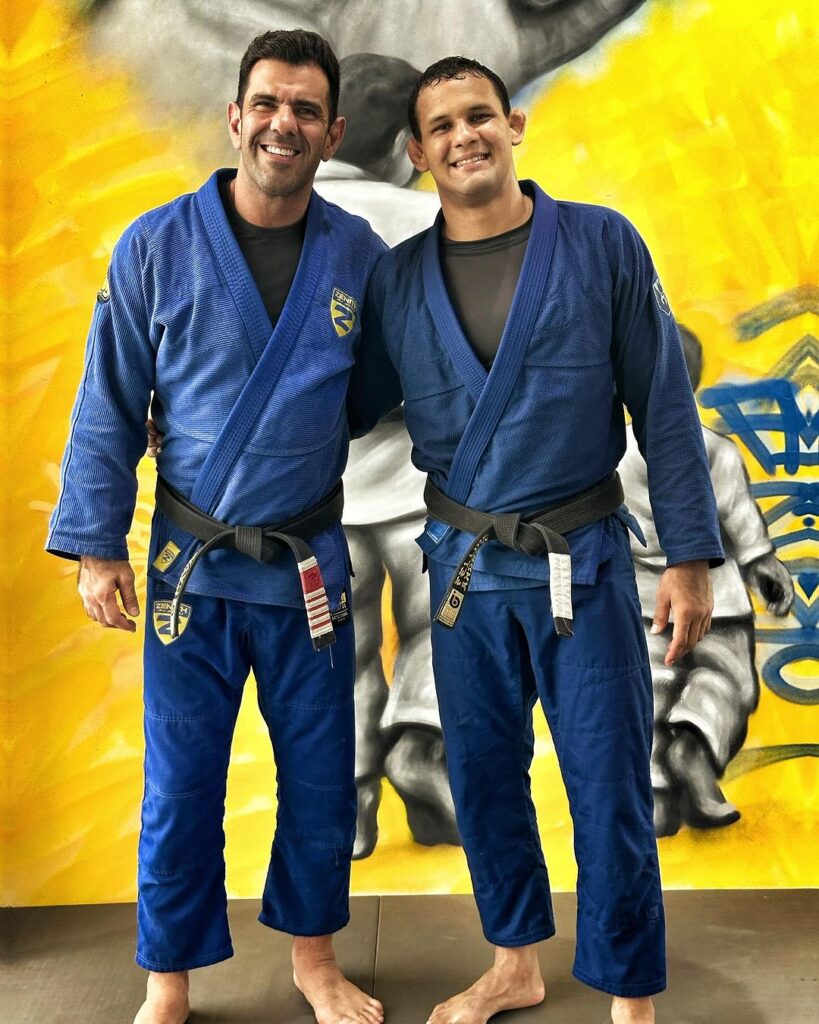 Rodrigo Cavaca e seu pupilo Fellipe Andrew. Foto: Reprodução/Instagram