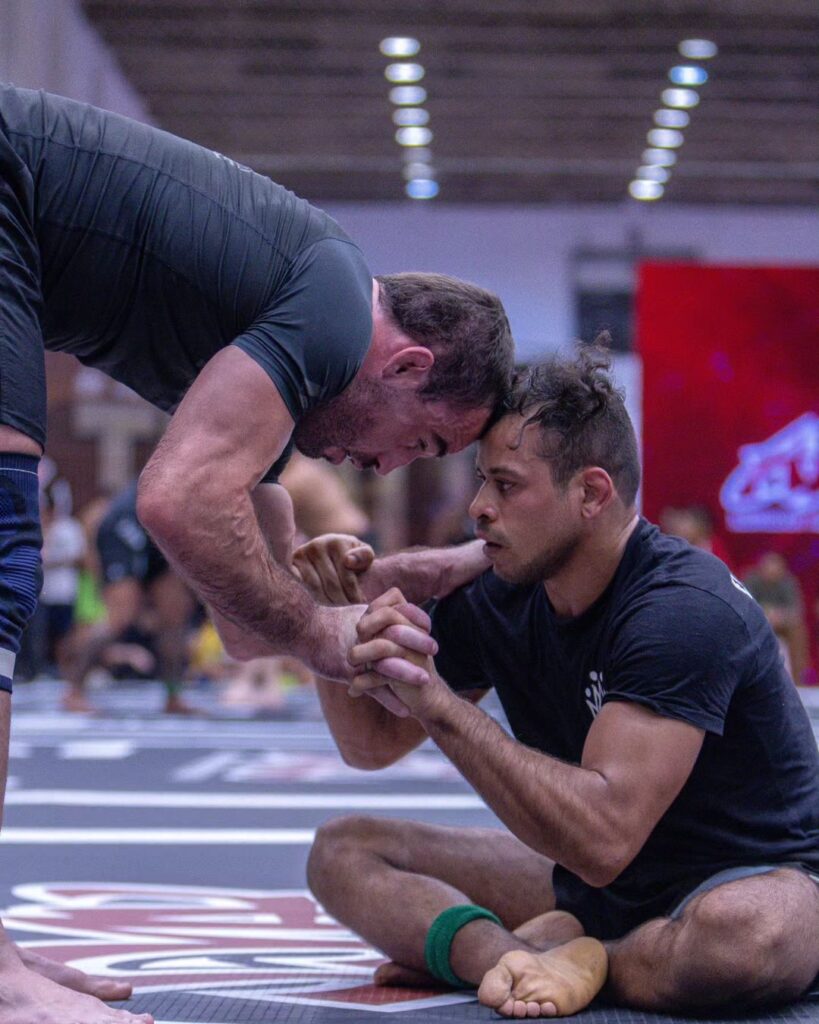 Fabio Caloi em ação no ADCC Trials. Foto: Marianinha BJJ