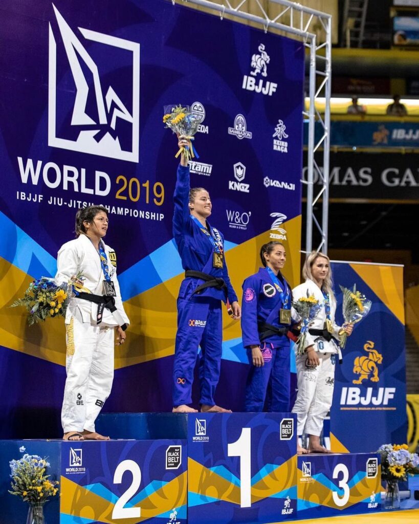 Ana Schmitt derrotou Bia Basilio na final do Mundial 2019. Foto: Reprodução/Instagram