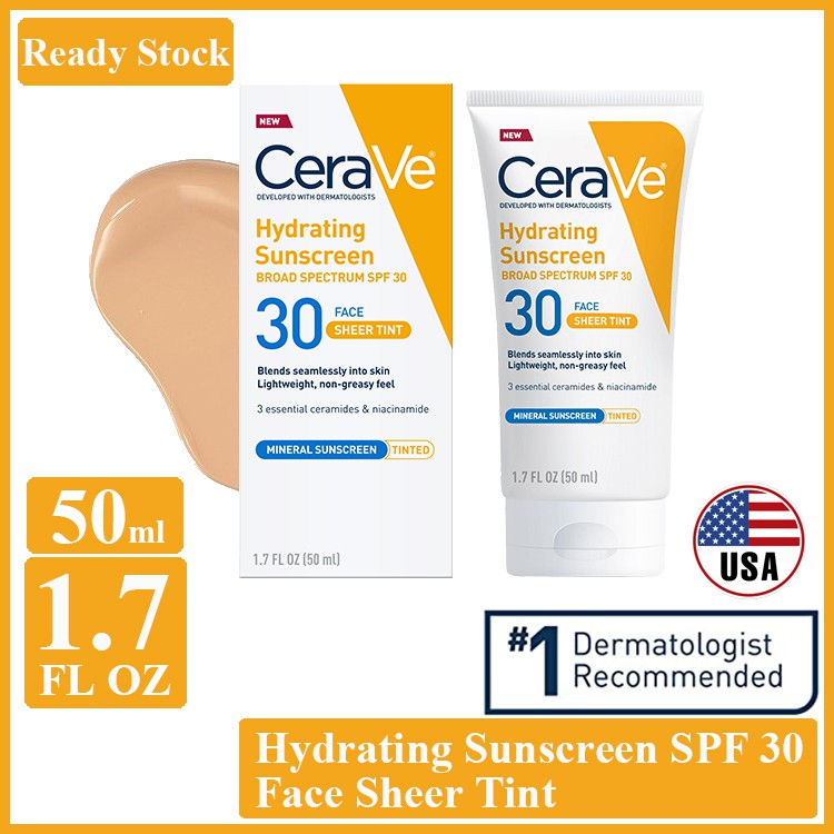 CeraVe Tinted Sunscreen with SPF 30