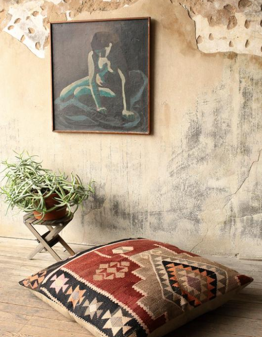 kilim floor pillow