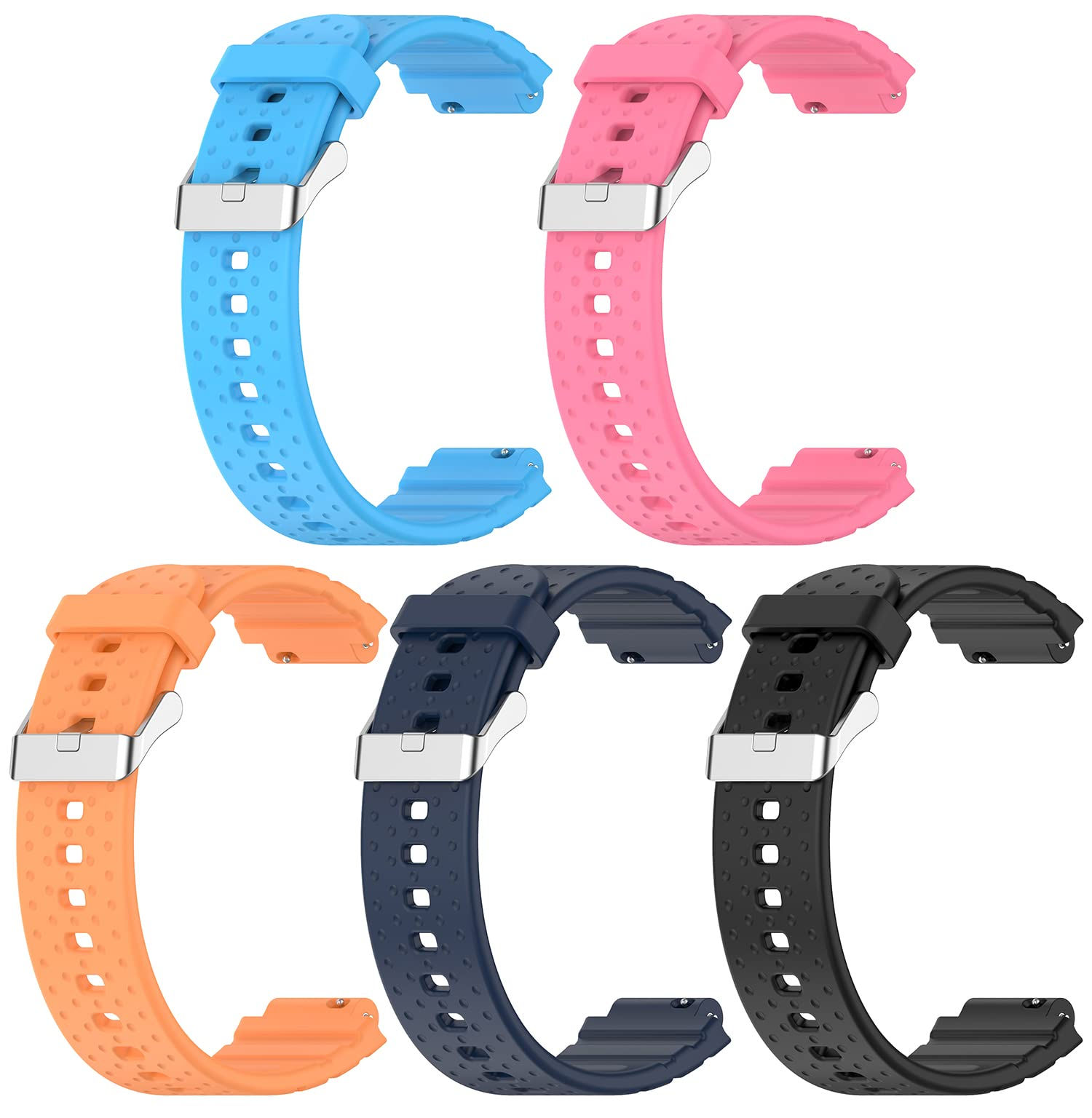 TenCloud 5 Pack Bands fit X5 Play Wristband Compatible with Xplora X5 Play/XGO 2