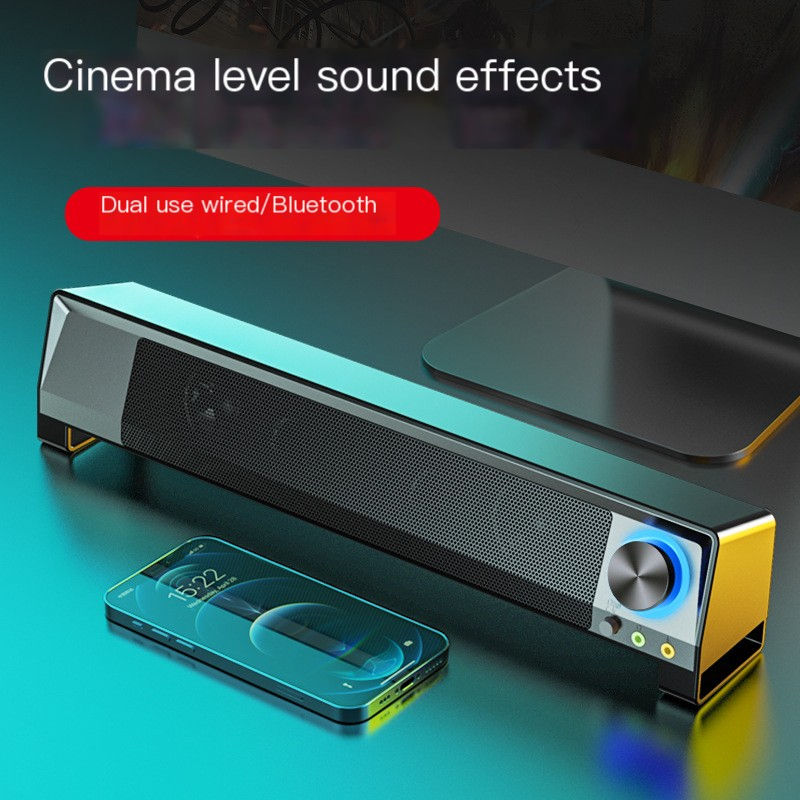 SADA Desktop Speakers with Microphone and Subwoofer